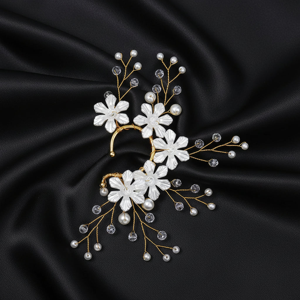 Ethereal Bloom Ear Cuff