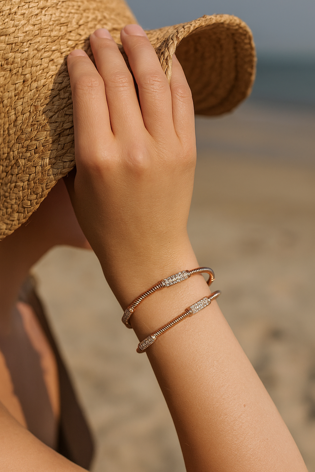 Candlelight Cluster Bangles (Set of 2)