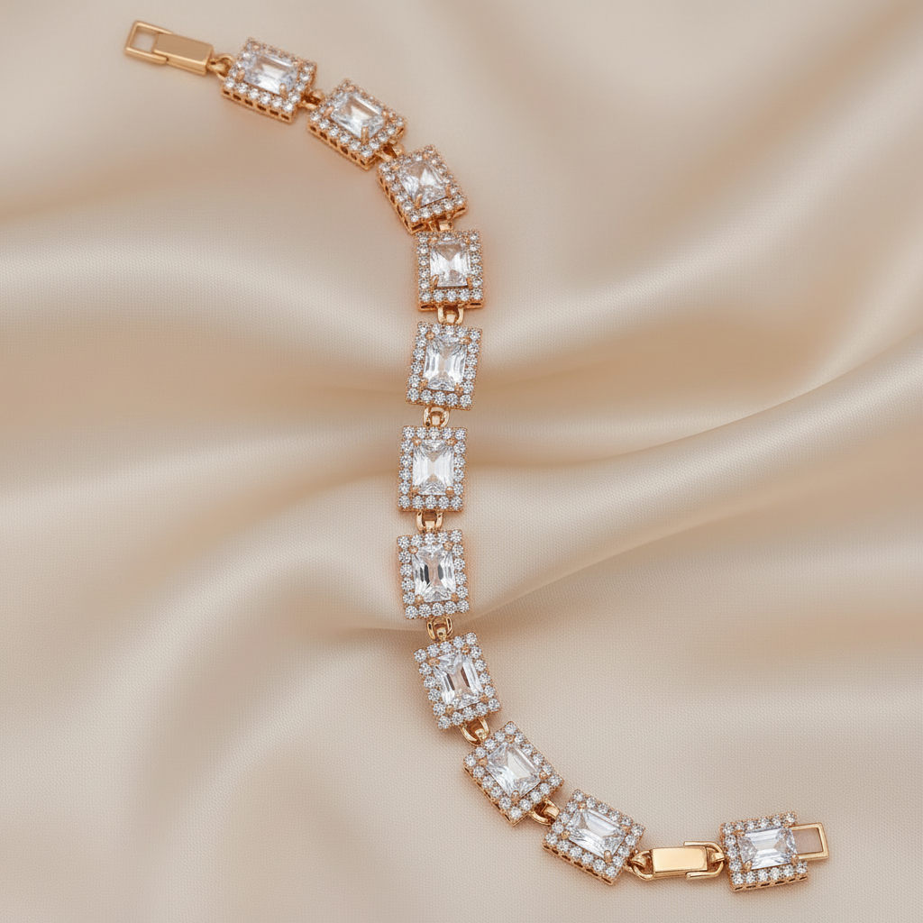 Radiant Charming Rose Bracelet