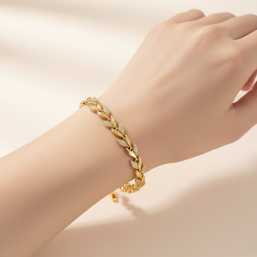 Petal Rose Gold Bracelet