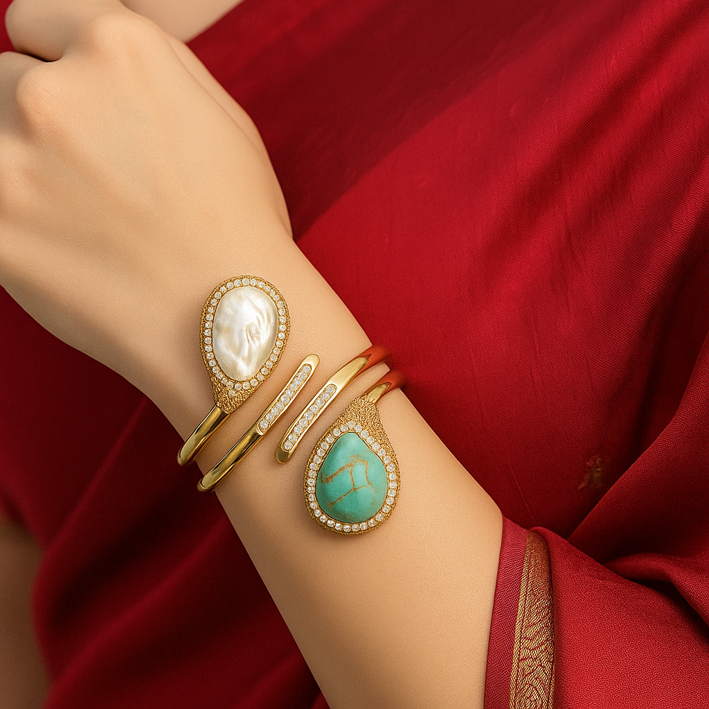 Ocean Luxe Dual Stone Bracelet
