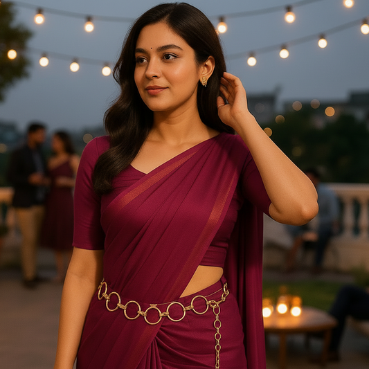 Interlaced Loop Kamarbandh Waist Chain