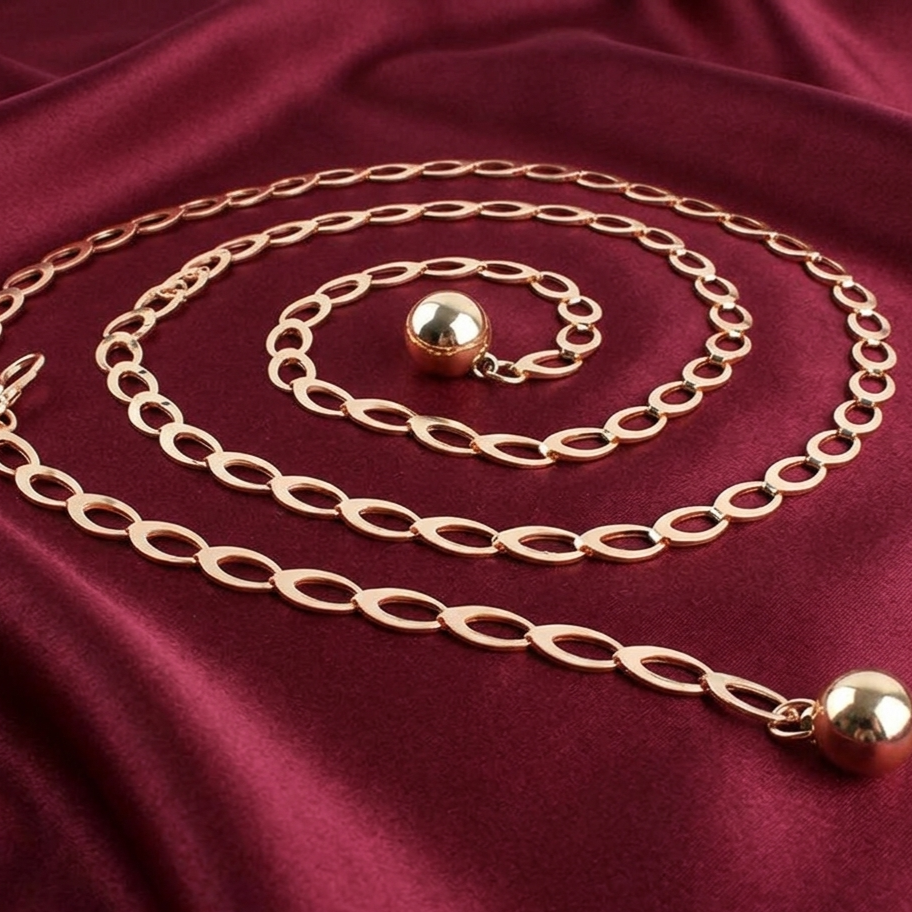 Golden Link Waist Chain