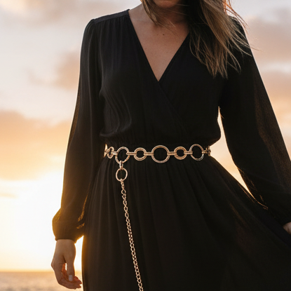 Interlaced Loop Kamarbandh Waist Chain