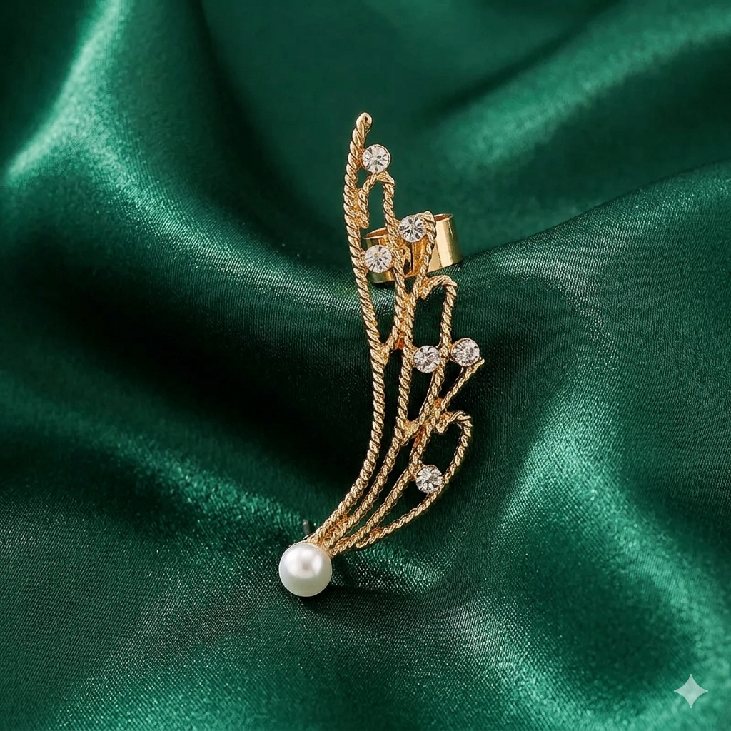 Crystal Wing Ear Cuff