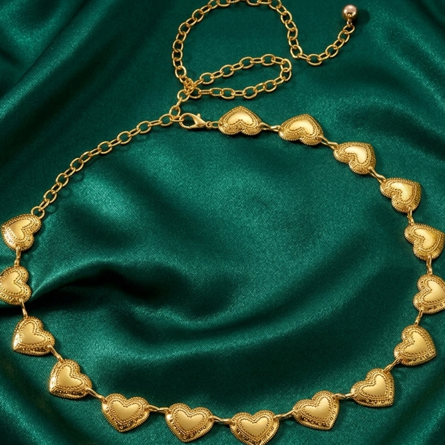 Heart of Gold Waist Chain