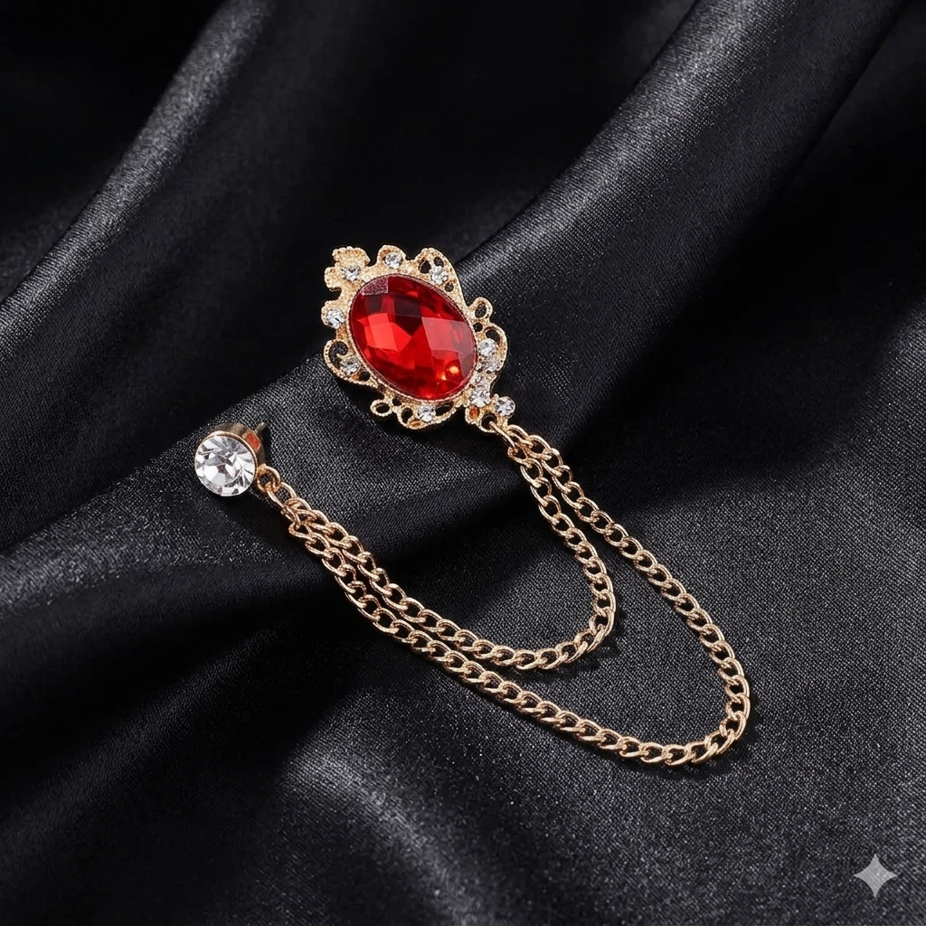 Majestic Midnight Brooch