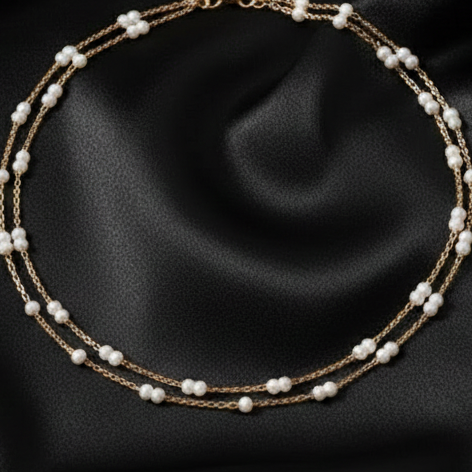 Pearl Drift Kamarbandh Waist Chain