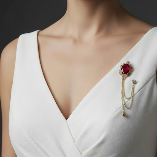 Majestic Midnight Brooch