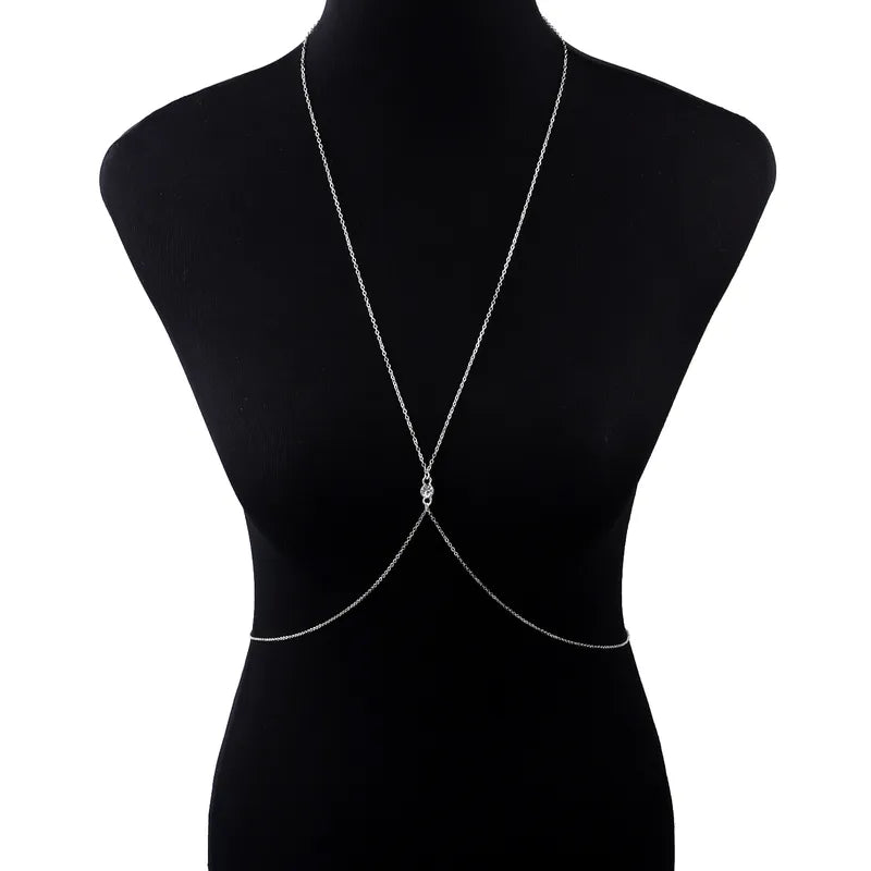 Solitaire Drape Body Chain