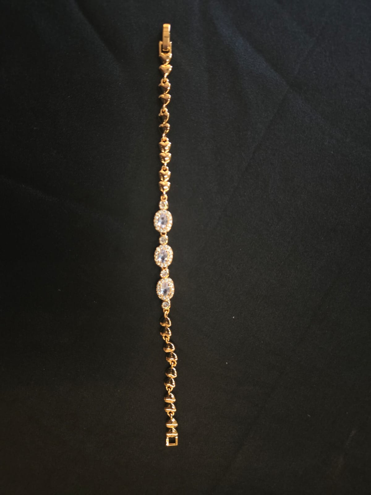 A.D. Diamond Radiant Heartline Bracelet