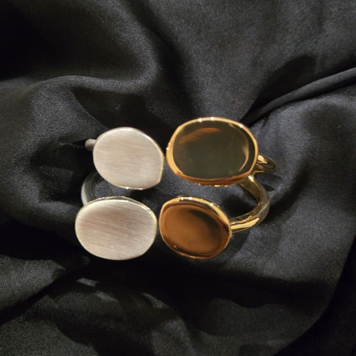 Dual Aura Disc Cuffs