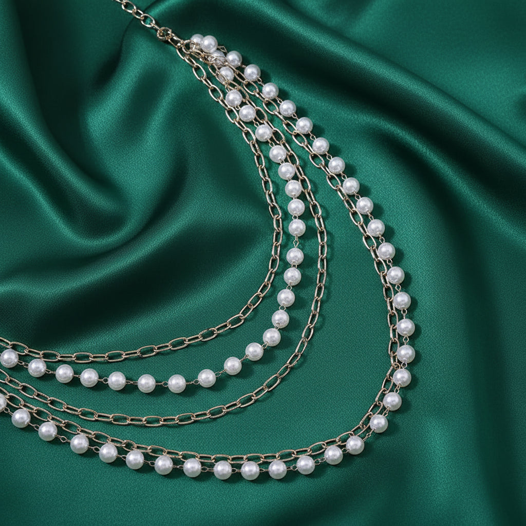 Coastal Pearl Waist Chain