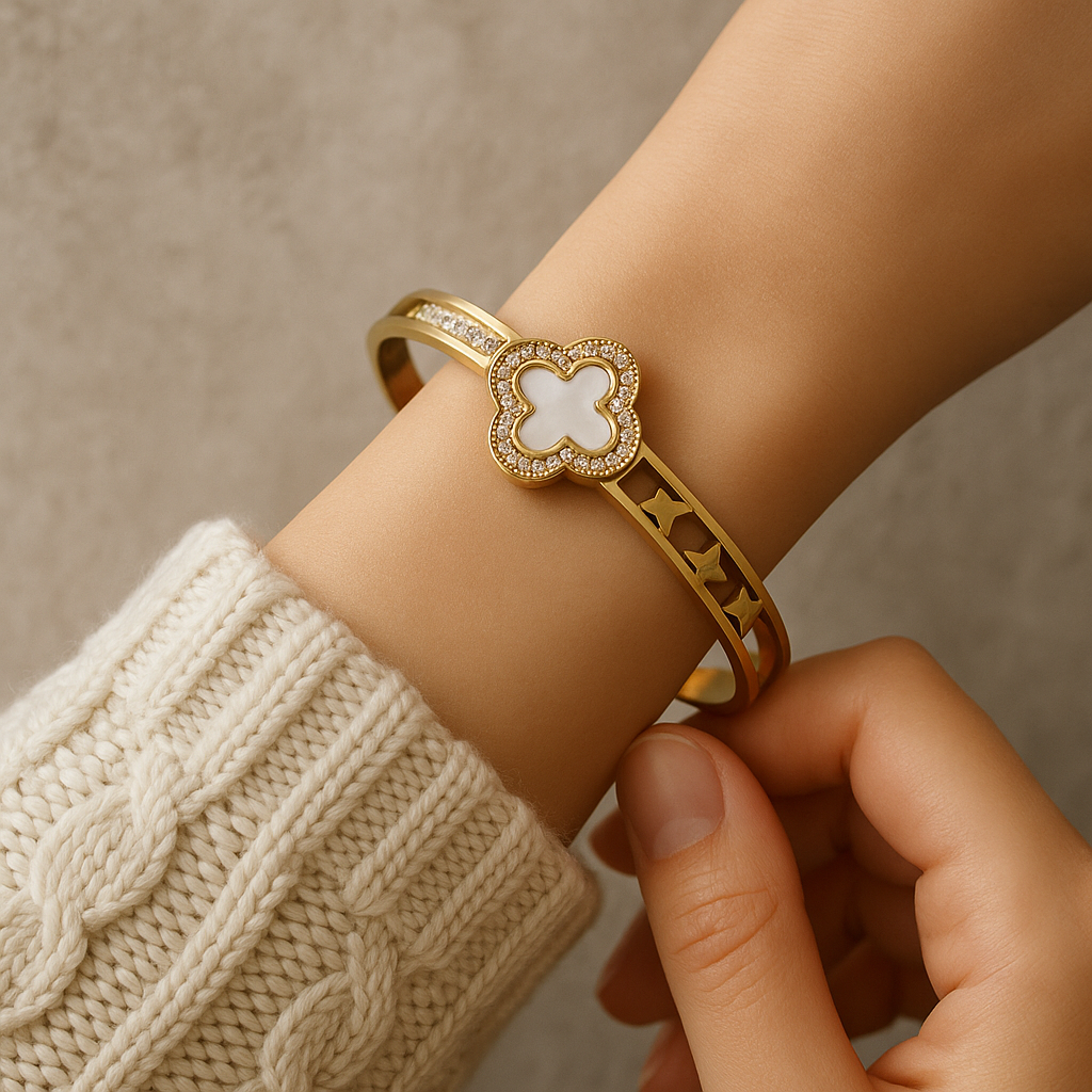 Golden Clover Bracelet