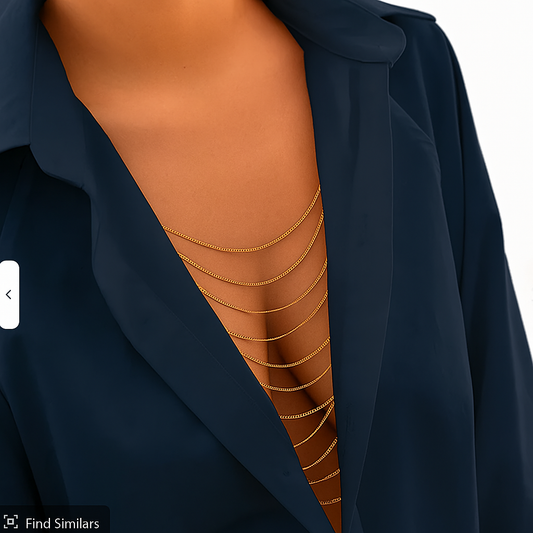 Golden Drape Body Chain