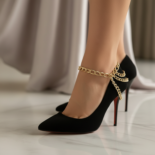Heels & Chains Anklet