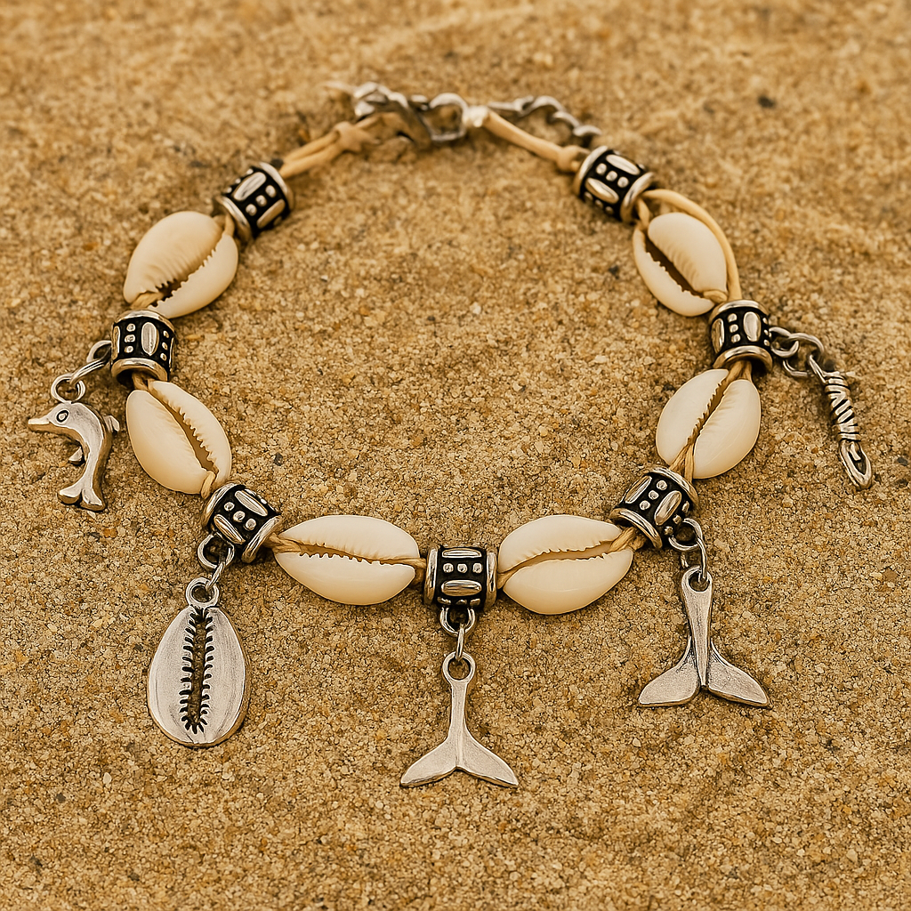 Oceana Charm Shell Anklet