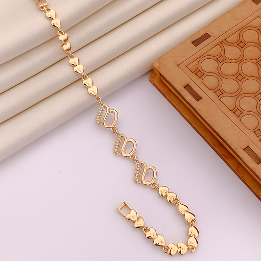 Heartline Infinity Bracelet