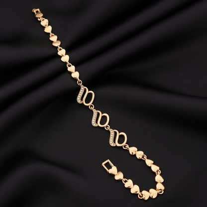 Heartline Infinity Bracelet