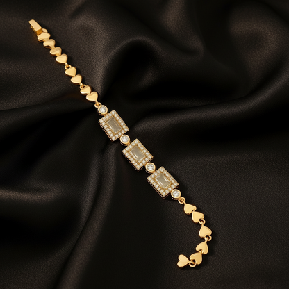 Rose Radiance Link Bracelet