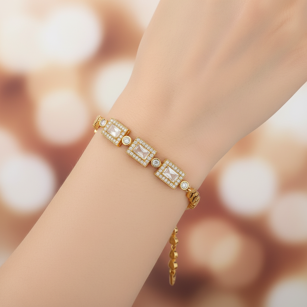 Rose Radiance Link Bracelet