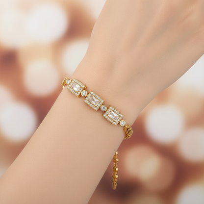 Rose Radiance Link Bracelet