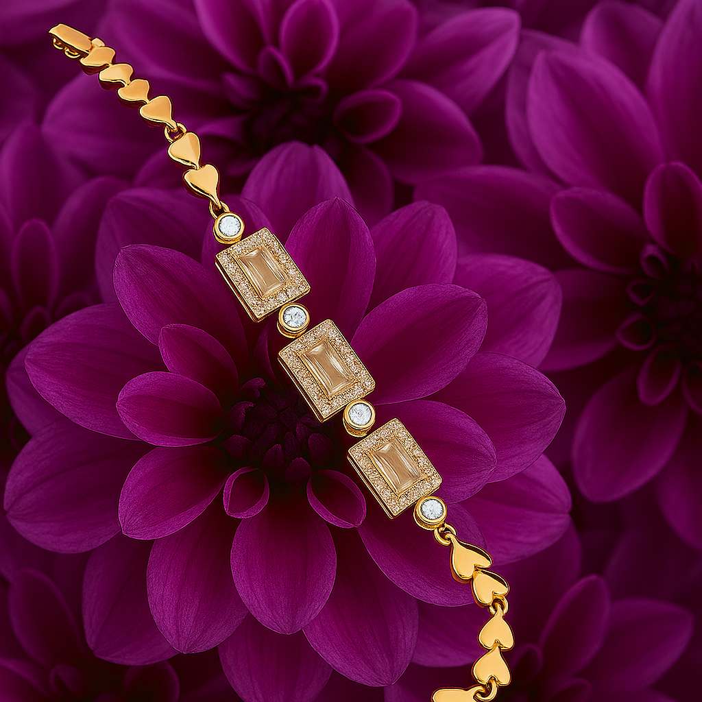 Rose Radiance Link Bracelet