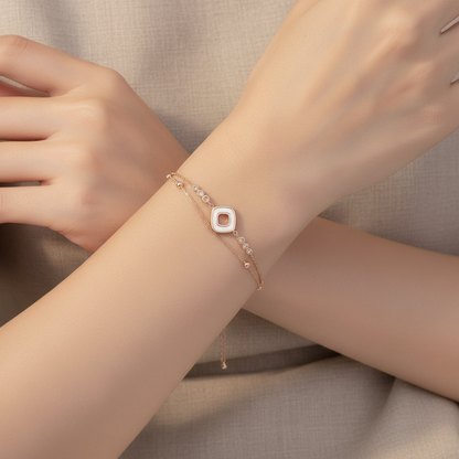 Minimal Luxe Geometric Bracelet