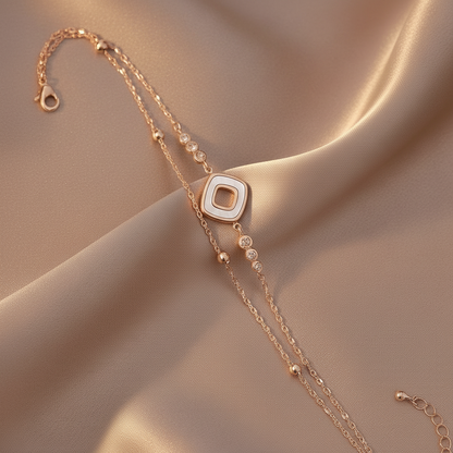 Minimal Luxe Geometric Bracelet