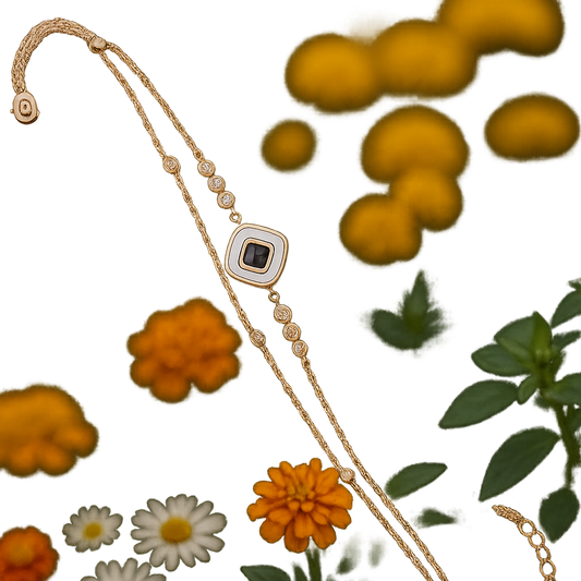 Minimal Luxe Geometric Bracelet