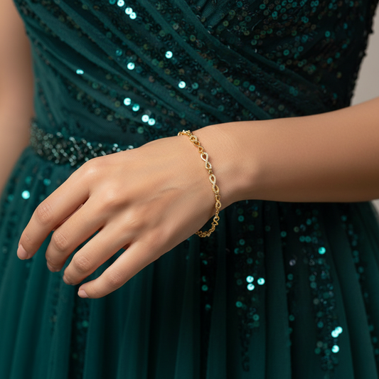 Infinity Gleam Bracelet