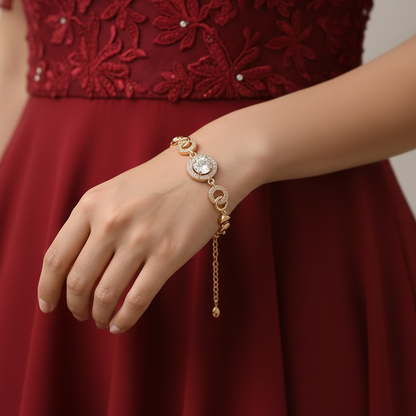 Heartbound Sparkle Bracelet
