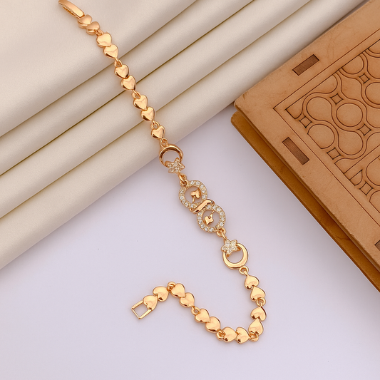 HeartGlow Rose Gold Bracelet