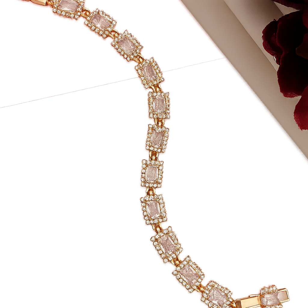 Radiant Charming Rose Bracelet