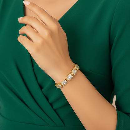 Radiant Charming Rose Bracelet