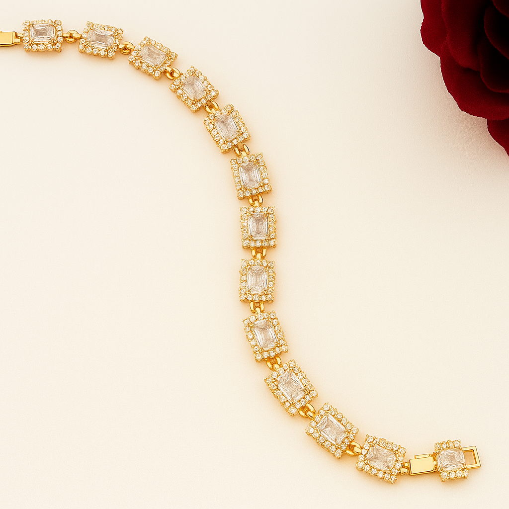Radiant Charming Rose Bracelet