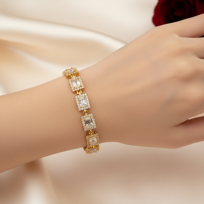 Radiant Charming Rose Bracelet