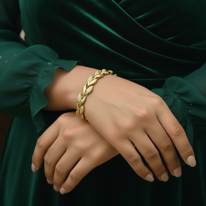 Petal Rose Gold Bracelet