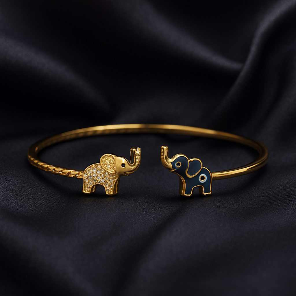 Ele Charm Evil Eye Bracelet