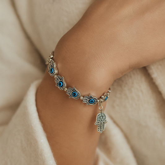 Hamsa Evil Eye Bracelet