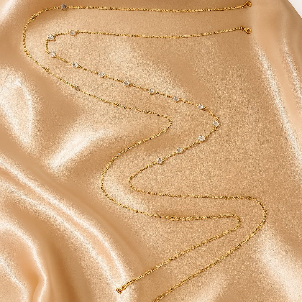 Golden Double Charm Waist Chain
