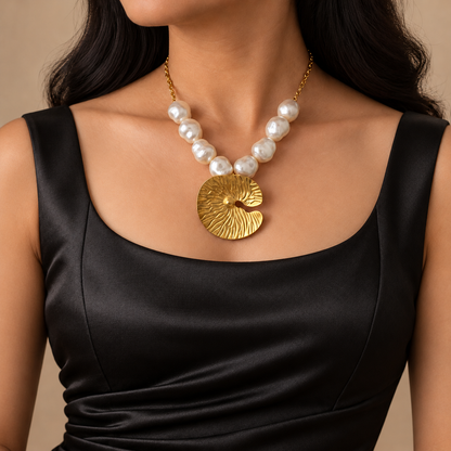 Aurelia Pearl Statement Necklace
