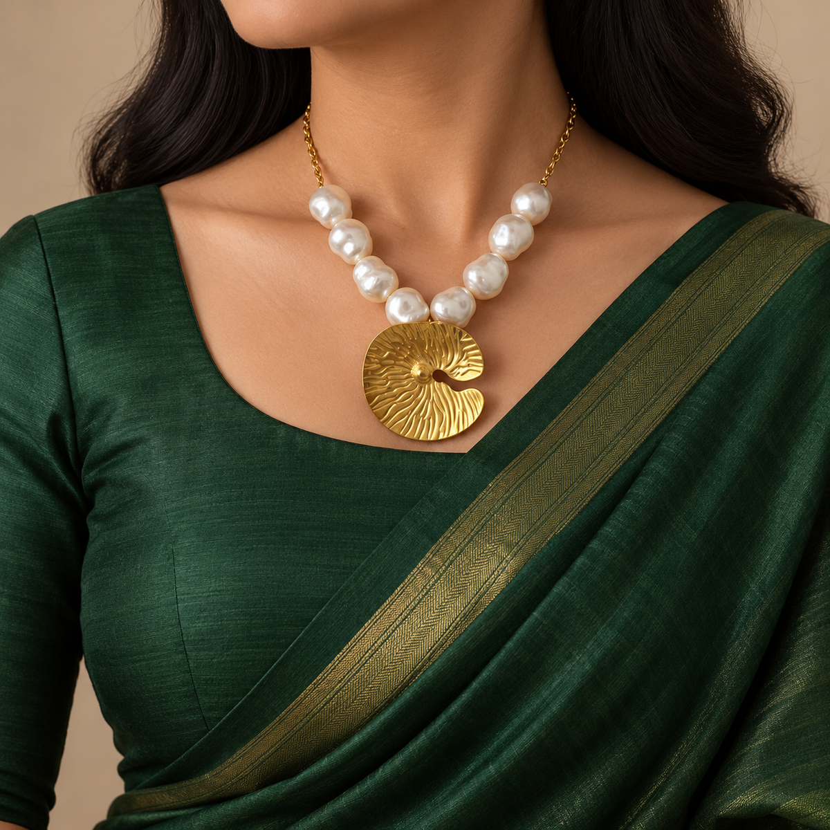 Aurelia Pearl Statement Necklace