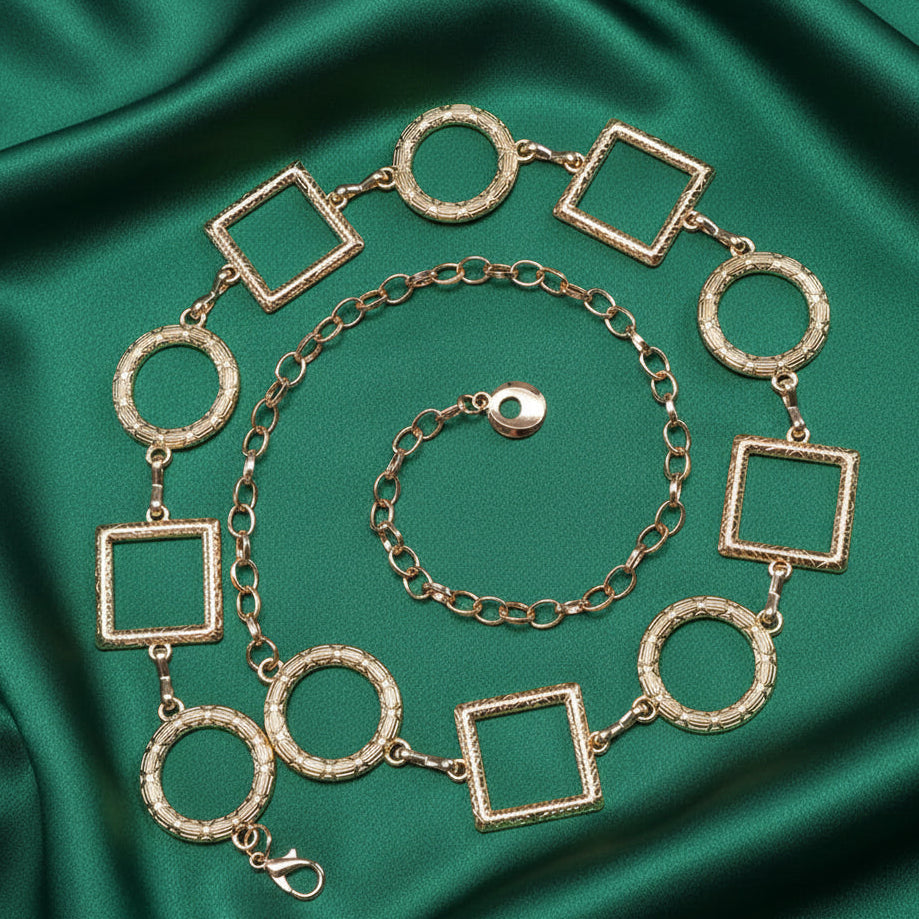 Geometric Radiance Waist Chain