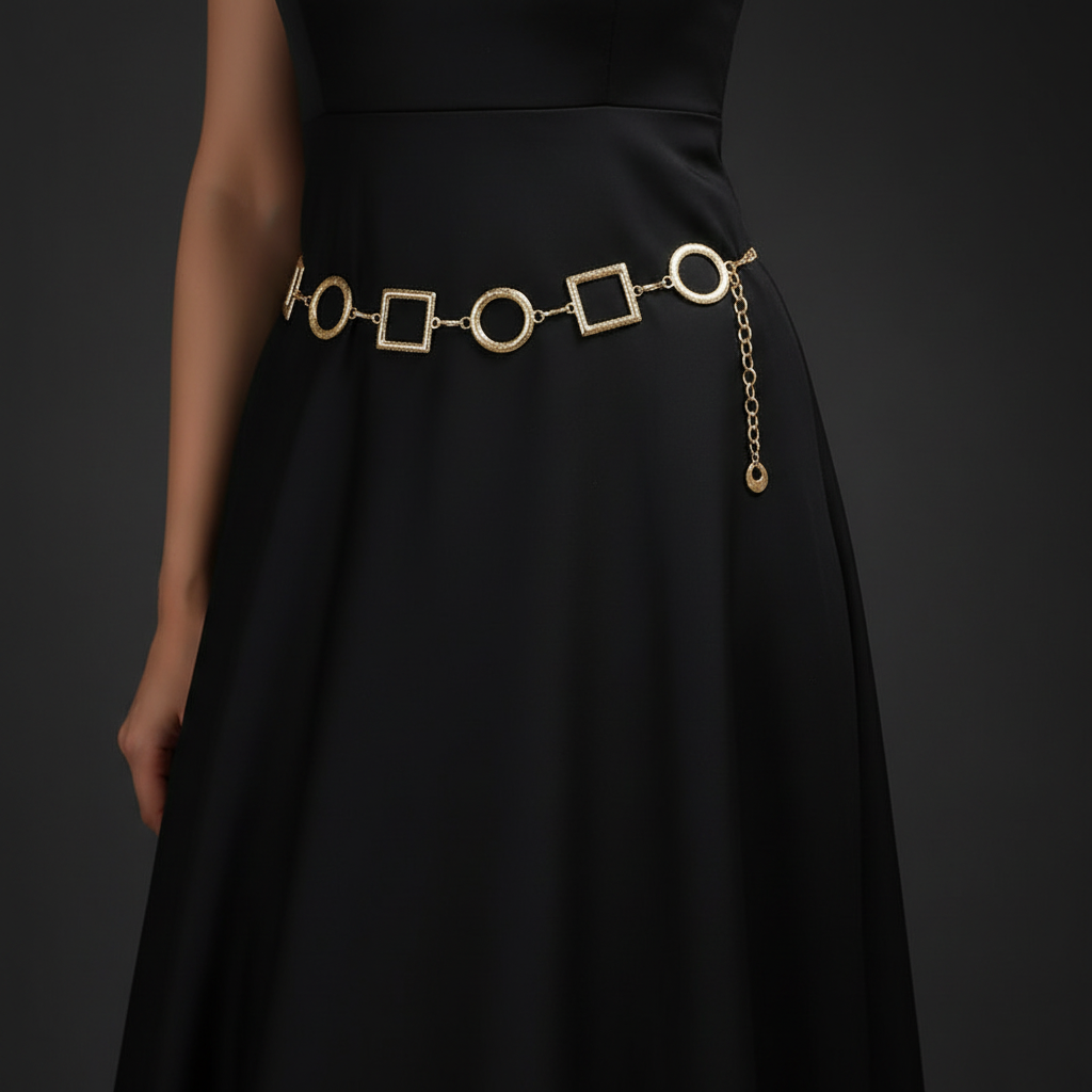 Geometric Radiance Waist Chain