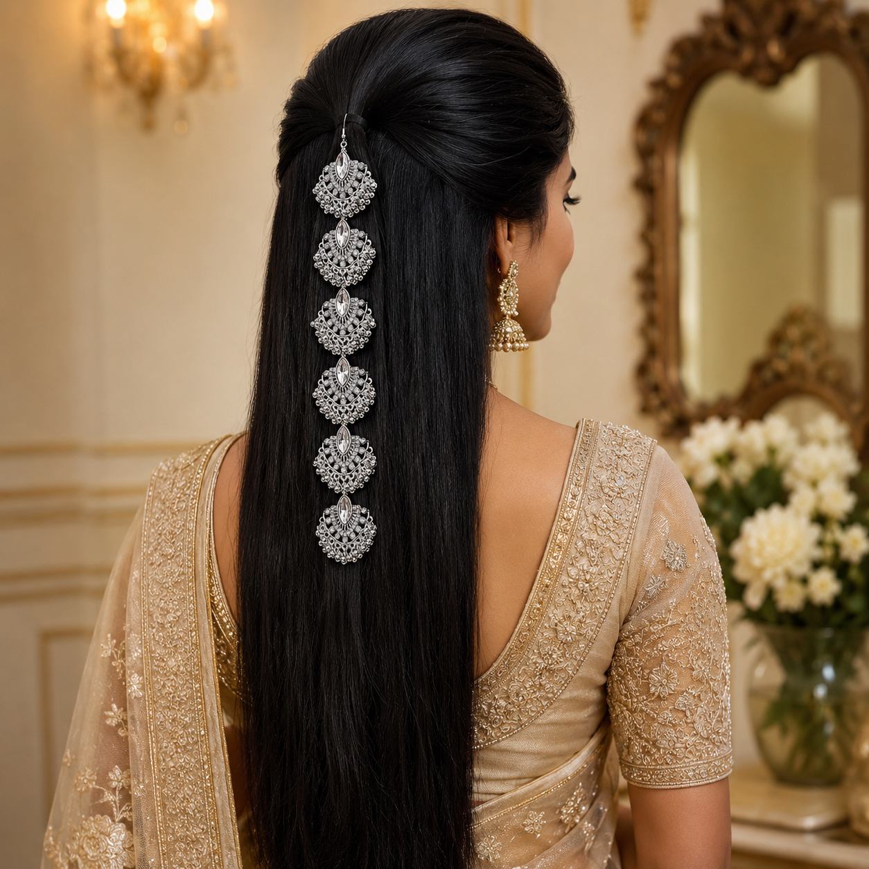 Vaani Oxidised Choti – Braid Hair Chain