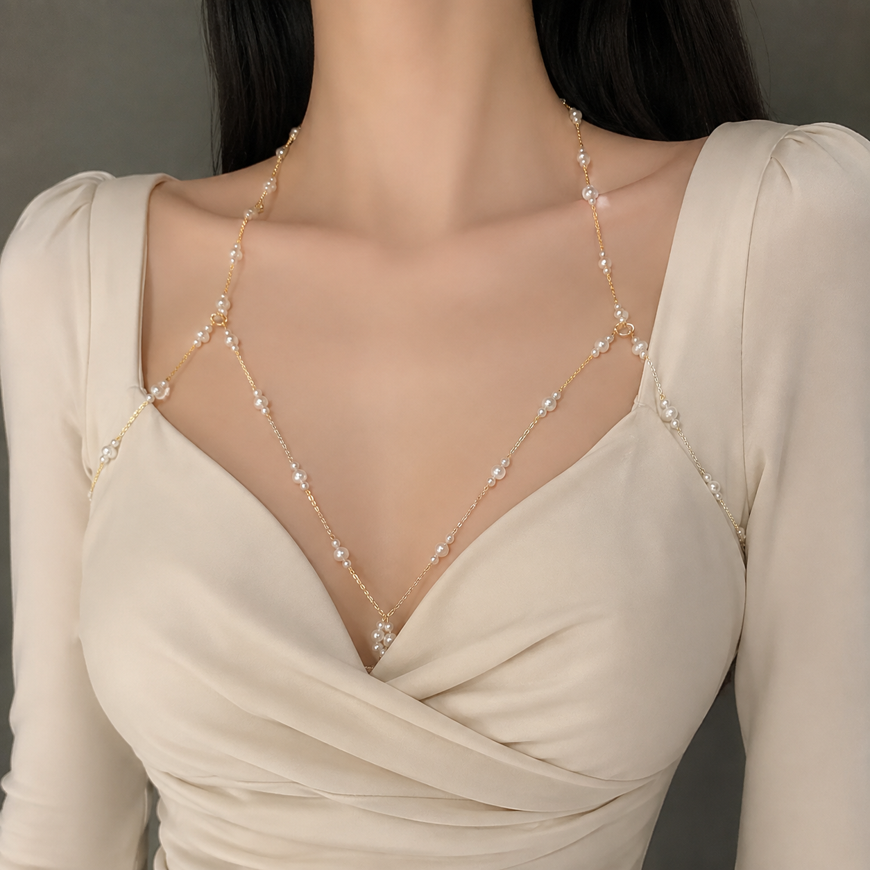 Pearl Veil Body Chain