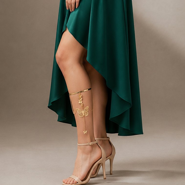 Ethereal Butterfly Duolet worn as an upper arm cuff