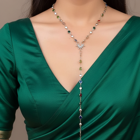 Multi Crystal Body Chain