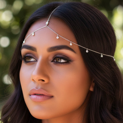 Crystal Drop Hair Chain